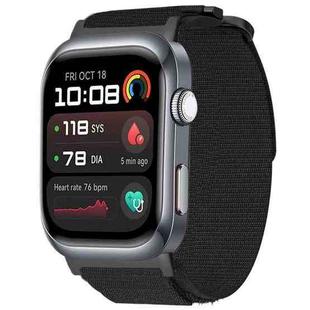 For Huawei Watch D2 xDfind Quick Release Nylon Hook And Loop Fastener Buckle Watch Band(Black)