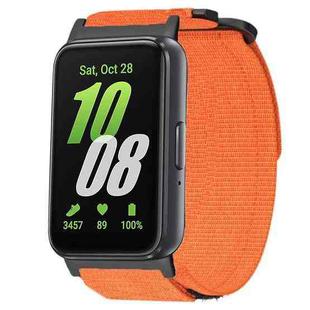For Samsung Galaxy Fit3 xDfind Quick Release Nylon Hook And Loop Fastener Buckle Watch Band(Orange)