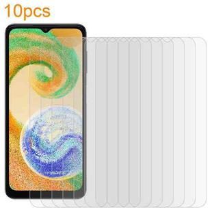 For Samsung Galaxy A04s / A04 / A04e 10pcs xDfind 0.26mm 9H 2.5D Middle Aluminum Tempered Glass Film
