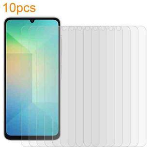 For Samsung Galaxy A06 5G 10pcs xDfind 0.26mm 9H 2.5D Middle Aluminum Tempered Glass Film