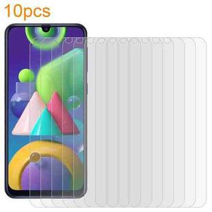 For Samsung Galaxy M21 2021 / M21s 10pcs xDfind 0.26mm 9H 2.5D Middle Aluminum Tempered Glass Film
