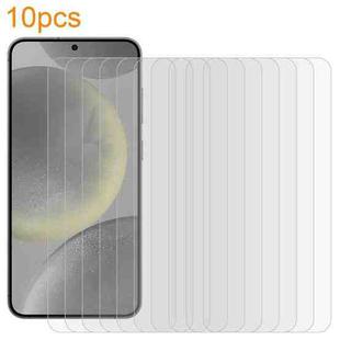 For Samsung Galaxy S24+ 5G 10pcs xDfind 0.26mm 9H 2.5D Middle Aluminum Tempered Glass Film