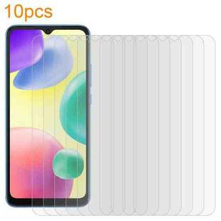 For Redmi 10A / 9A / 9A Sport 10pcs xDfind 0.26mm 9H 2.5D Middle Aluminum Tempered Glass Film