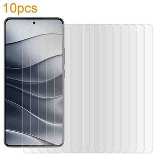 For Redmi Note 14 5G 10pcs xDfind 0.26mm 9H 2.5D Middle Aluminum Tempered Glass Film