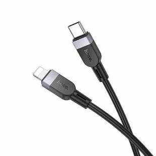 hoco X109 Energy 1m PD Silicone Fast Charging Data Cable, Interface:PD to 8 Pin(Black)