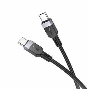 hoco X109 Energy 1m PD Silicone Fast Charging Data Cable, Interface:Type-C to Type-C(Black)