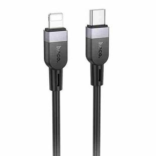 hoco X109 Energy 2m 60W Silicone Fast Charging Data Cable, Interface:PD to 8 Pin(Black)