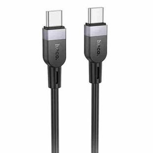 hoco X109 Energy 2m 60W Silicone Fast Charging Data Cable, Interface:Type-C to Type-C(Black)