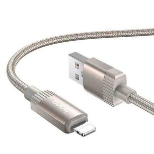 hoco X117 1m Star Fast Charging Data Cable, Interface:USB to 8 Pin(Gold)