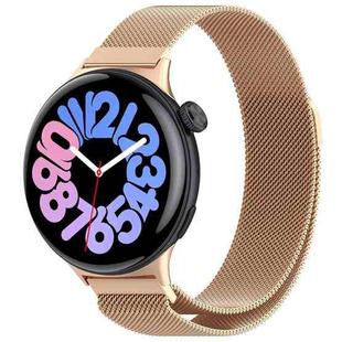 For vivo Watch 5 / iQOO Watch 5 Milan Magnetic Steel Mesh Watch Band(Rose Gold)