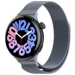 For vivo Watch 5 / iQOO Watch 5 Milan Magnetic Steel Mesh Watch Band(Space Grey)