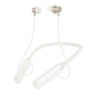 Borofone BE68 Cloud Neck-mounted BT Earphones(Milky White)