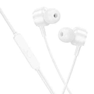 Borofone BM94 Sonar Type-C Interface Universal Digital Wired Earphones with Microphone, Length: 1.2m(White)