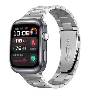 For Huawei Watch D2 xDfind Three Beads Quick Release Metal Watch Band(Silver)