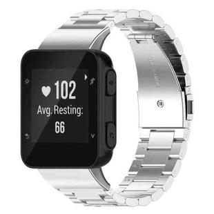For Garmin Forerunner 35/30/35j xDfind Three Beads Quick Release Metal Watch Band(Silver)