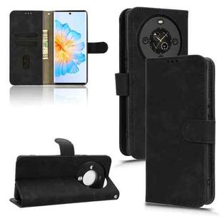 For Fossibot S3 Pro Skin Feel Magnetic Flip Leather Phone Case(Black)