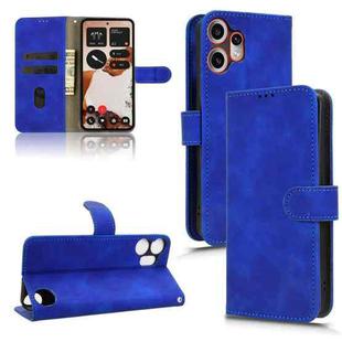 For Nothing CMF Phone 2 Pro Skin Feel Magnetic Flip Leather Phone Case(Blue)