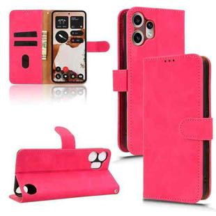 For Nothing CMF Phone 2 Pro Skin Feel Magnetic Flip Leather Phone Case(Rose Red)