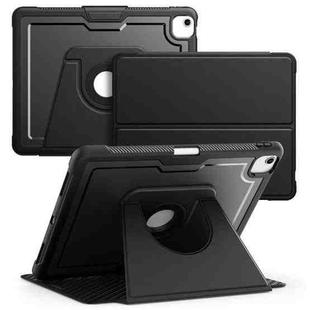 For iPad Air 13 2025 / 2024 Honeycomb Magnetic Rotation Holder Leather Smart Tablet Case(Black)