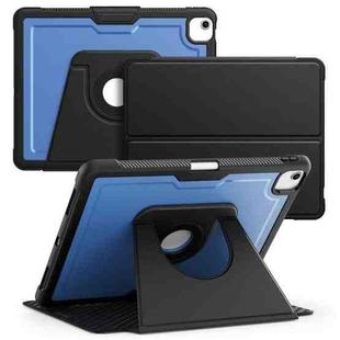 For iPad Air 13 2025 / 2024 Honeycomb Magnetic Rotation Holder Leather Smart Tablet Case(Blue)