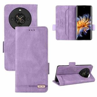 For Fossibot S3 Pro Magnetic Clasp Flip Leather Phone Case(Purple)