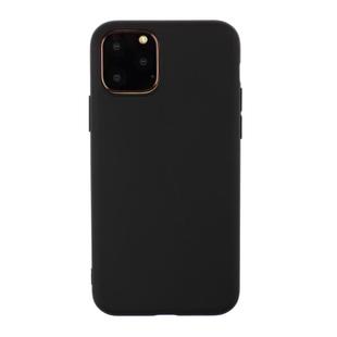 For iPhone 12 / 12 Pro Shockproof Frosted TPU Protective Case(Black)