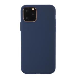 For iPhone 12 / 12 Pro Shockproof Frosted TPU Protective Case(Blue)