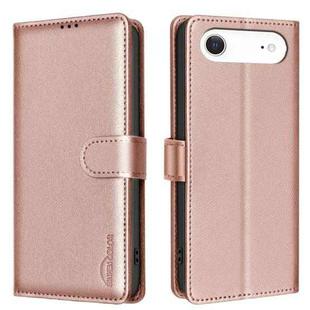 For iPhone 17 Air Litchi Texture RFID Anti-theft Leather Phone Case(Gold)