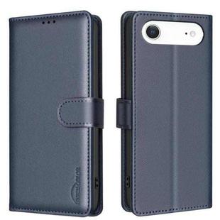 For iPhone 17 Air Litchi Texture RFID Anti-theft Leather Phone Case(Blue)