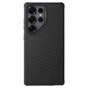 For Samsung Galaxy S25 Ultra 5G NILLKIN Fiber Shield Pro Magnetic Version Aramid Fiber TPU Phone Case(Black)