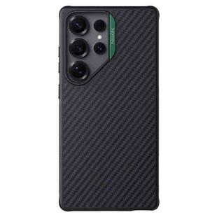 For Samsung Galaxy S25 Ultra 5G NILLKIN Fiber Shield Pro Magnetic Version Aramid Fiber TPU Phone Case(Green)