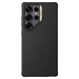 For Samsung Galaxy S25 Ultra 5G NILLKIN Fiber Shield Pro Magnetic Version Aramid Fiber TPU Phone Case(Gold)
