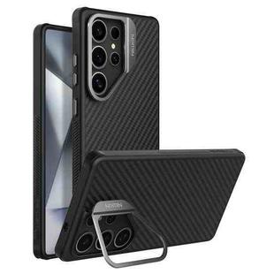 For Samsung Galaxy S25 Ultra 5G NILLKIN Aramid Fiber Frame Version Phone Case(Black)
