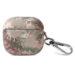For AirPods Pro Camouflage Nature Leather Earphone Protective Case(Jungle Camouflage)