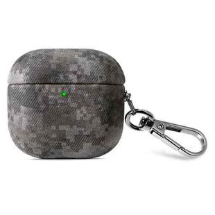 For AirPods Pro Camouflage Nature Leather Earphone Protective Case(Earth Camouflage)