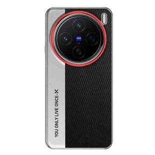 For vivo X200 Pro Camera Design Diamond Texture Leather PC Phone Case(Black)