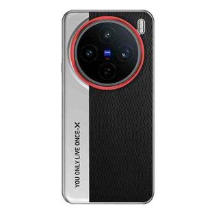 For vivo X200s Camera Design Diamond Texture Leather PC Phone Case(Black)