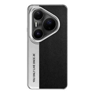 For Huawei Pura 80 Pro+ Camera Design Diamond Texture Leather PC Phone Case(Black)
