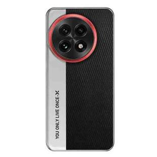For OnePlus 13 Camera Design Diamond Texture Leather PC Phone Case(Black)