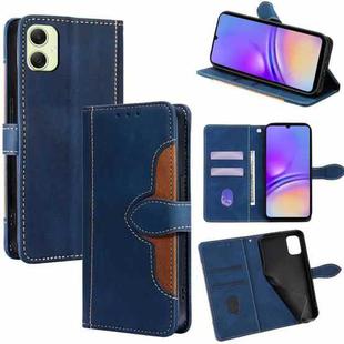 For Samsung Galaxy A05 4G Skin Feel Magnetic Buckle Leather Phone Case(Blue)