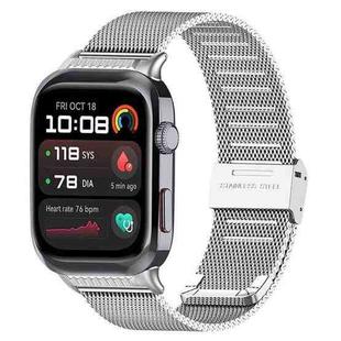 For Huawei Watch D2 xDfind Milanese Metal Buckle Watch Band(Silver)