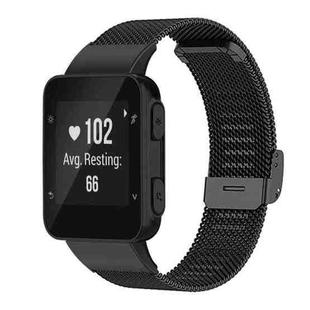 For Garmin Forerunner 35/30/35j 20mm xDfind Milanese Metal Buckle Watch Band(Black)