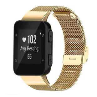For Garmin Forerunner 35/30/35j 20mm xDfind Milanese Metal Buckle Watch Band(Gold)