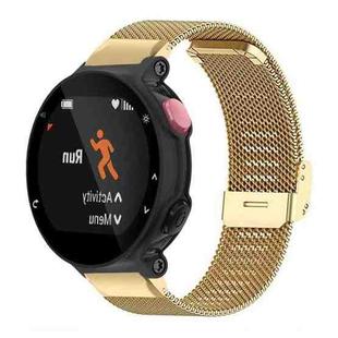 For Garmin Forerunner 220/735/735XT/230/235 20mm xDfind Milanese Metal Buckle Watch Band(Gold)