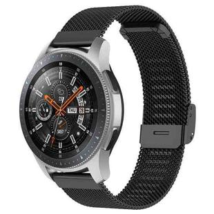 For Samsung Galaxy Watch 7 / FE / 6 / 5 / 4 xDfind Milanese Metal Buckle Watch Band(Black)
