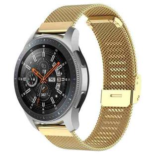 For Samsung Galaxy Watch 7 / FE / 6 / 5 / 4 xDfind Milanese Metal Buckle Watch Band(Gold)