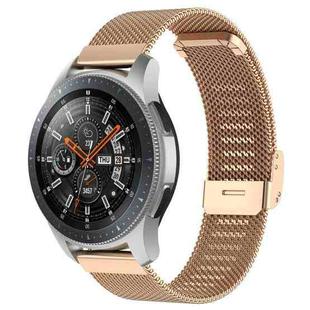 For Samsung Galaxy Watch 7 / FE / 6 / 5 / 4 xDfind Milanese Metal Buckle Watch Band(Rose Gold)