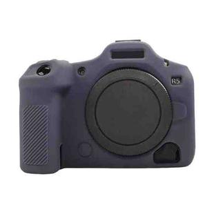 For Canon EOS R5 Mark II / R5II Glossy Soft Silicone Protective Case(Blue)