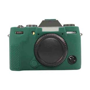 For FUJIFILM X-T50 Glossy Soft Silicone Protective Case(Green)