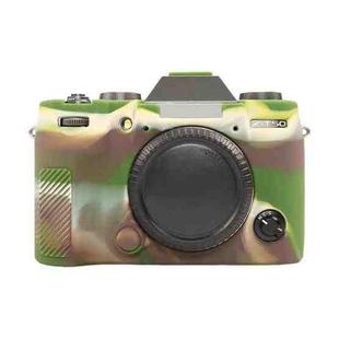 For FUJIFILM X-T50 Glossy Soft Silicone Protective Case(Camouflage)